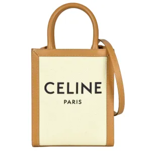 Celine  Canvas Leather Shoulder Bag (Pre-Owned)