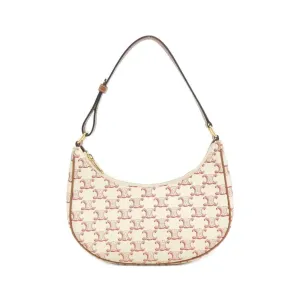 Celine Canvas Leather Shoulder Bag (Pre-Owned)