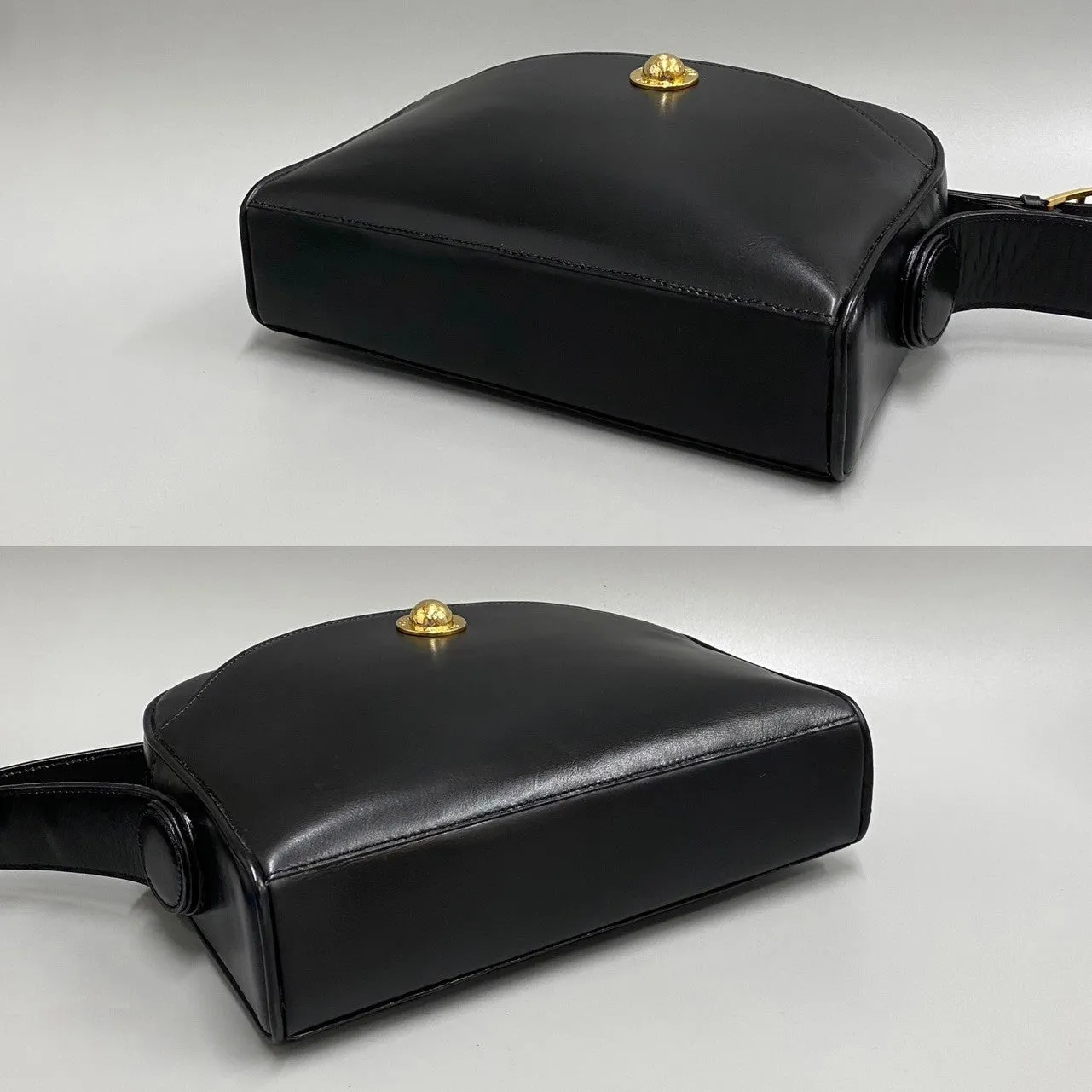 CELINE Shoulder Bag Calfskin black