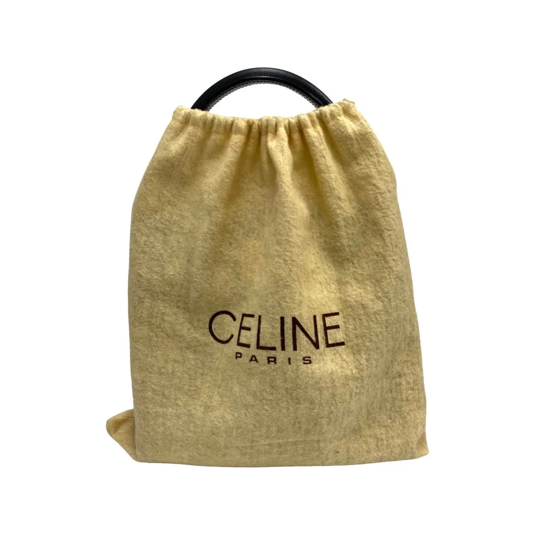 CELINE Shoulder Bag Calfskin Navy