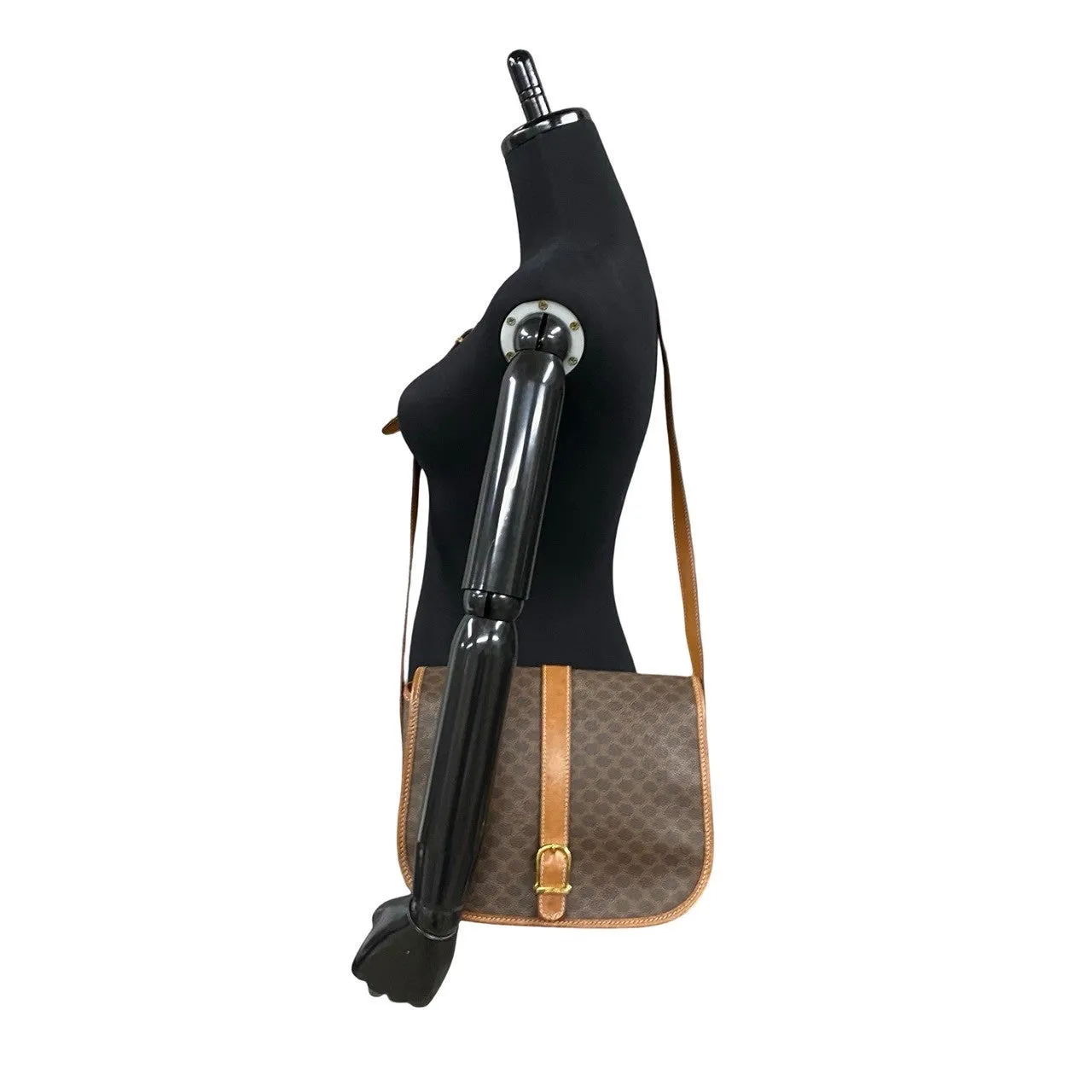 CELINE Shoulder Bag leather Brown