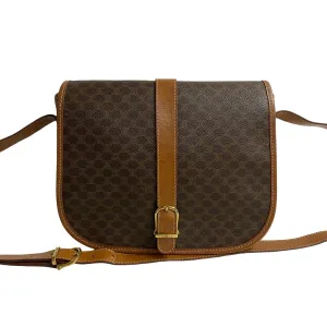 CELINE Shoulder Bag leather Brown