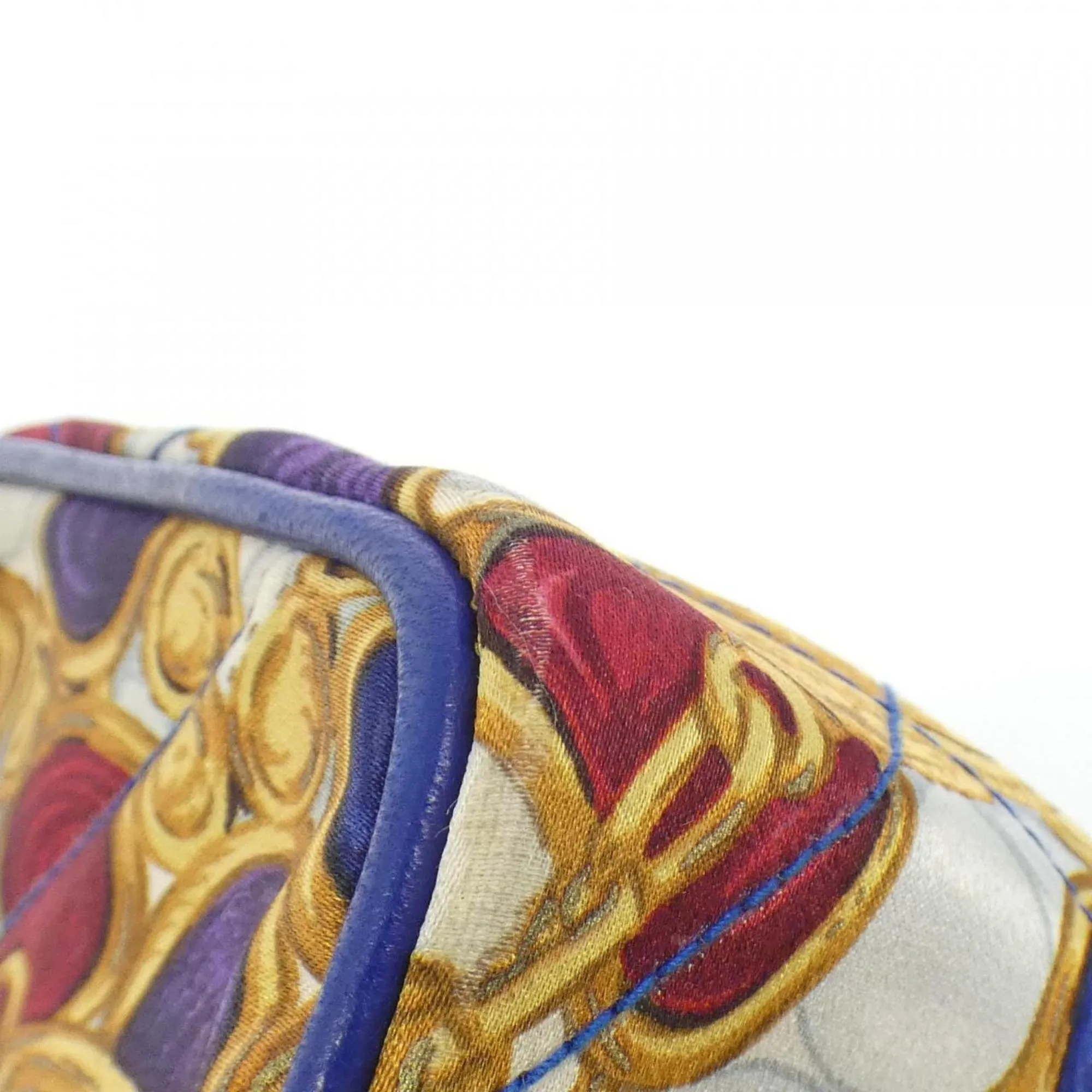 Chanel blue Satin Leather Shoulder Bag (Pre-Owned)