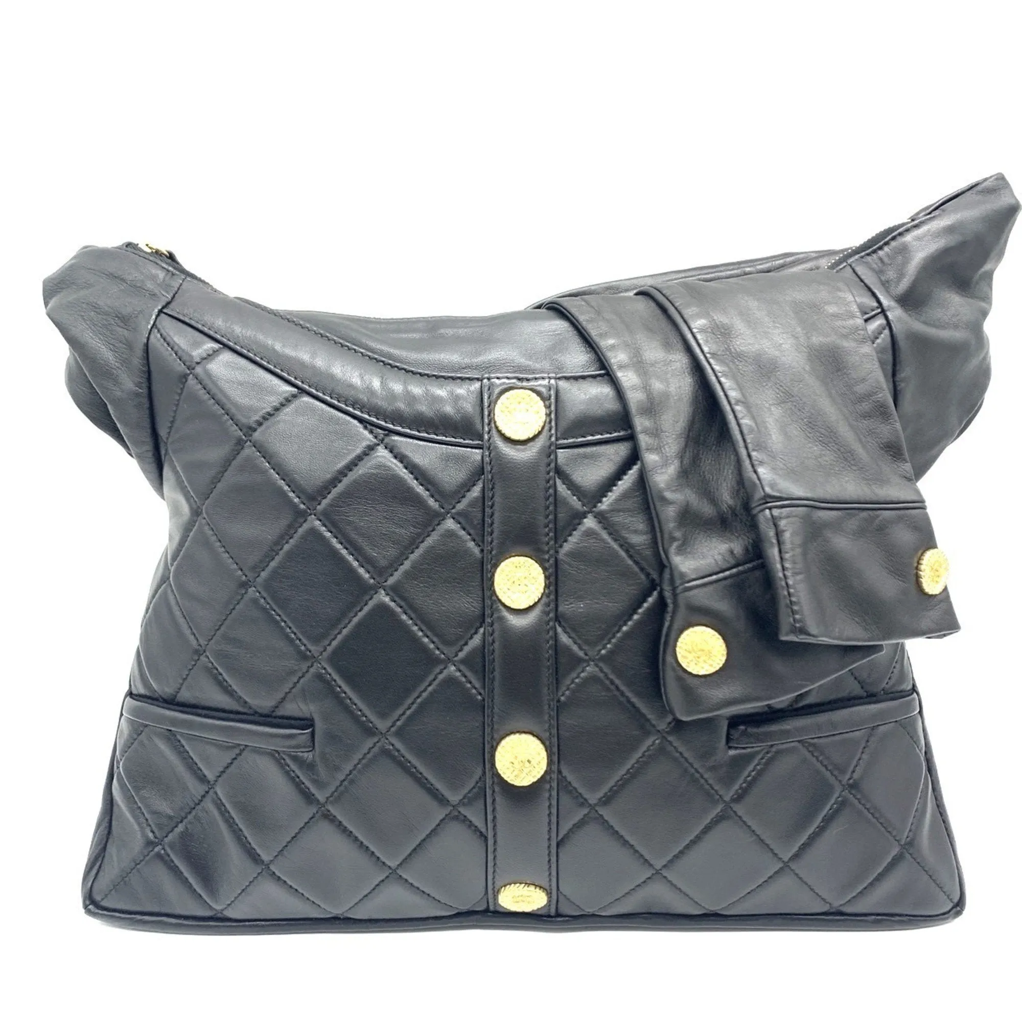 Chanel Girl Chanel Leather Shoulder Bag (Pre-Owned)