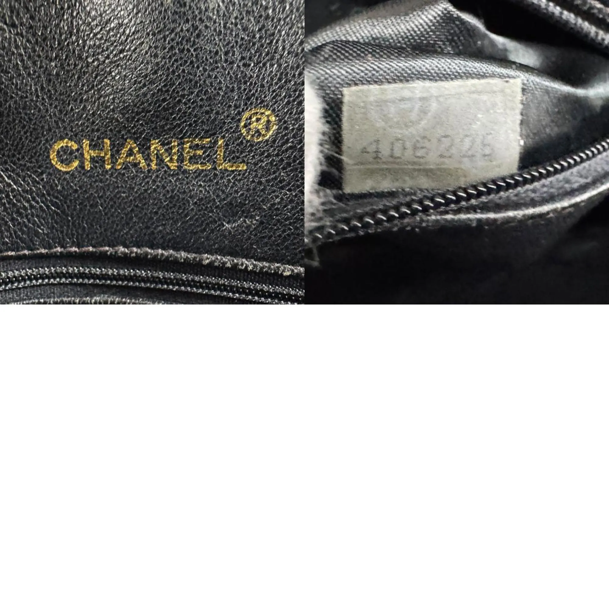 Chanel gold Patent Leather Metal Shoulder Bag (Pre-Owned)