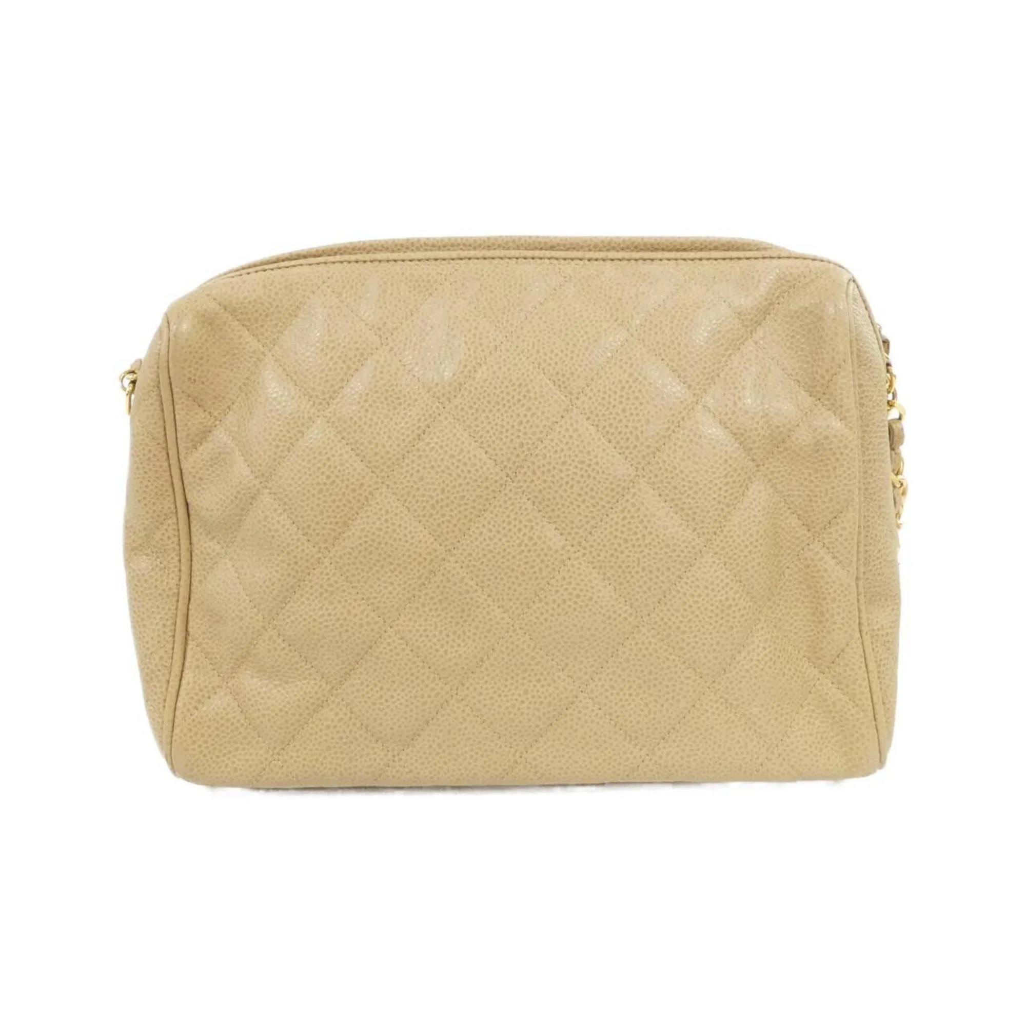 Chanel Grained Calfskin Shoulder Bag (Pre-Owned)