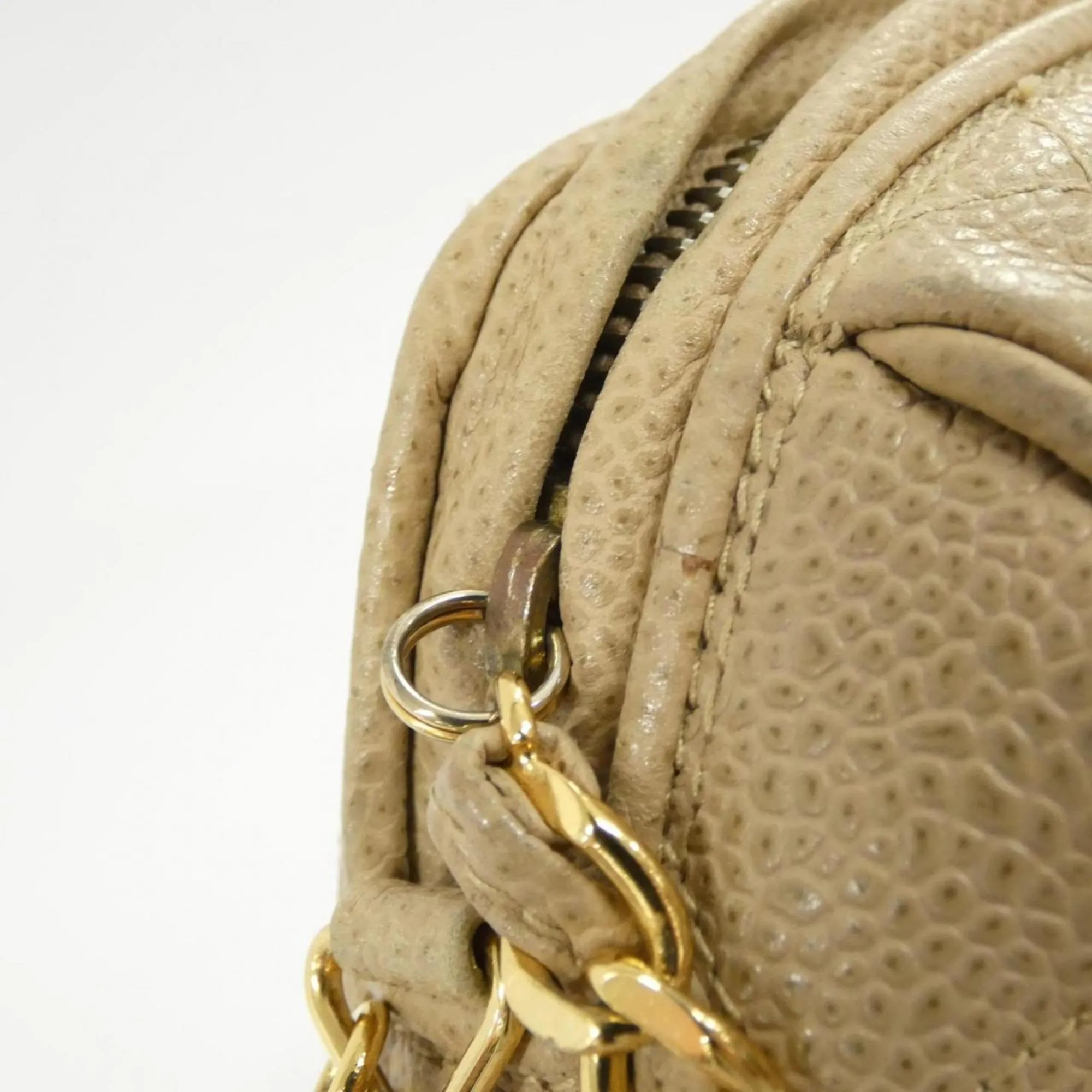 Chanel Grained Calfskin Shoulder Bag (Pre-Owned)
