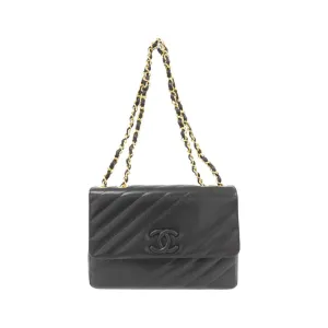 Chanel Grained Calfskin Shoulder Bag (Pre-Owned)
