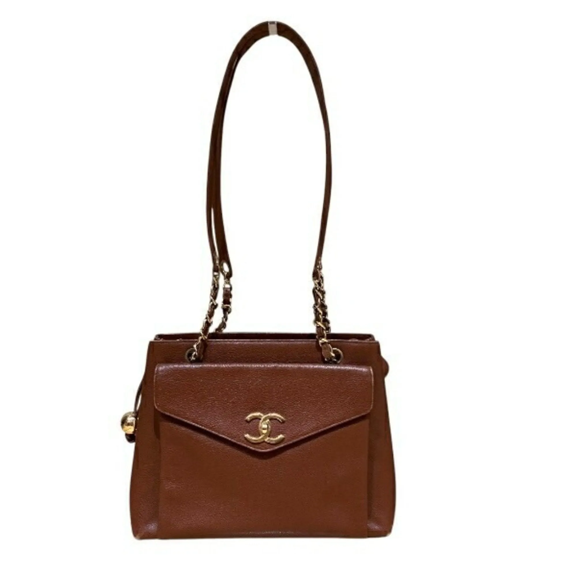 Chanel Grained Calfskin Shoulder Bag (Pre-Owned)