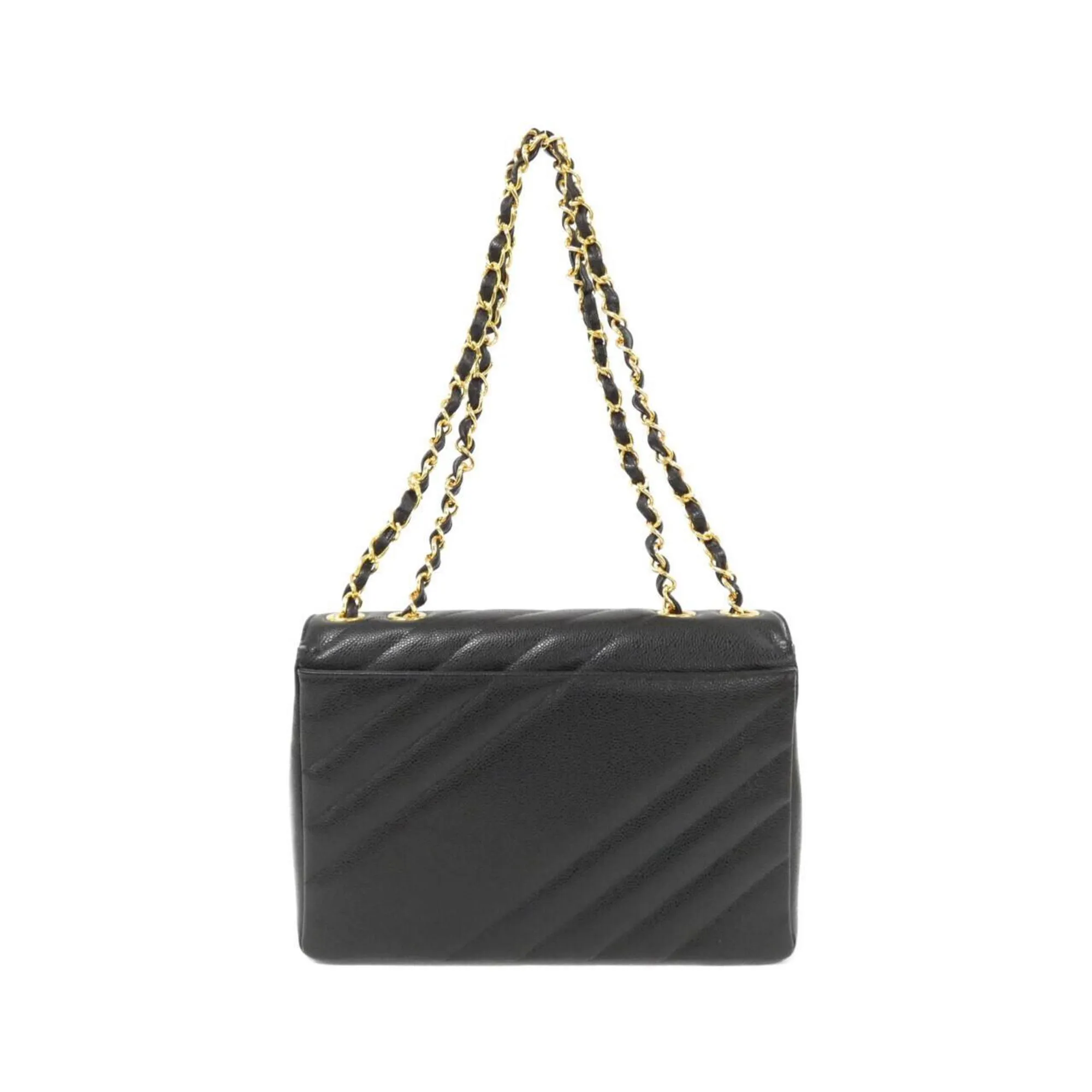 Chanel Grained Calfskin Shoulder Bag (Pre-Owned)