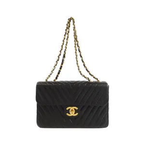 Chanel Grained Calfskin Shoulder Bag (Pre-Owned)