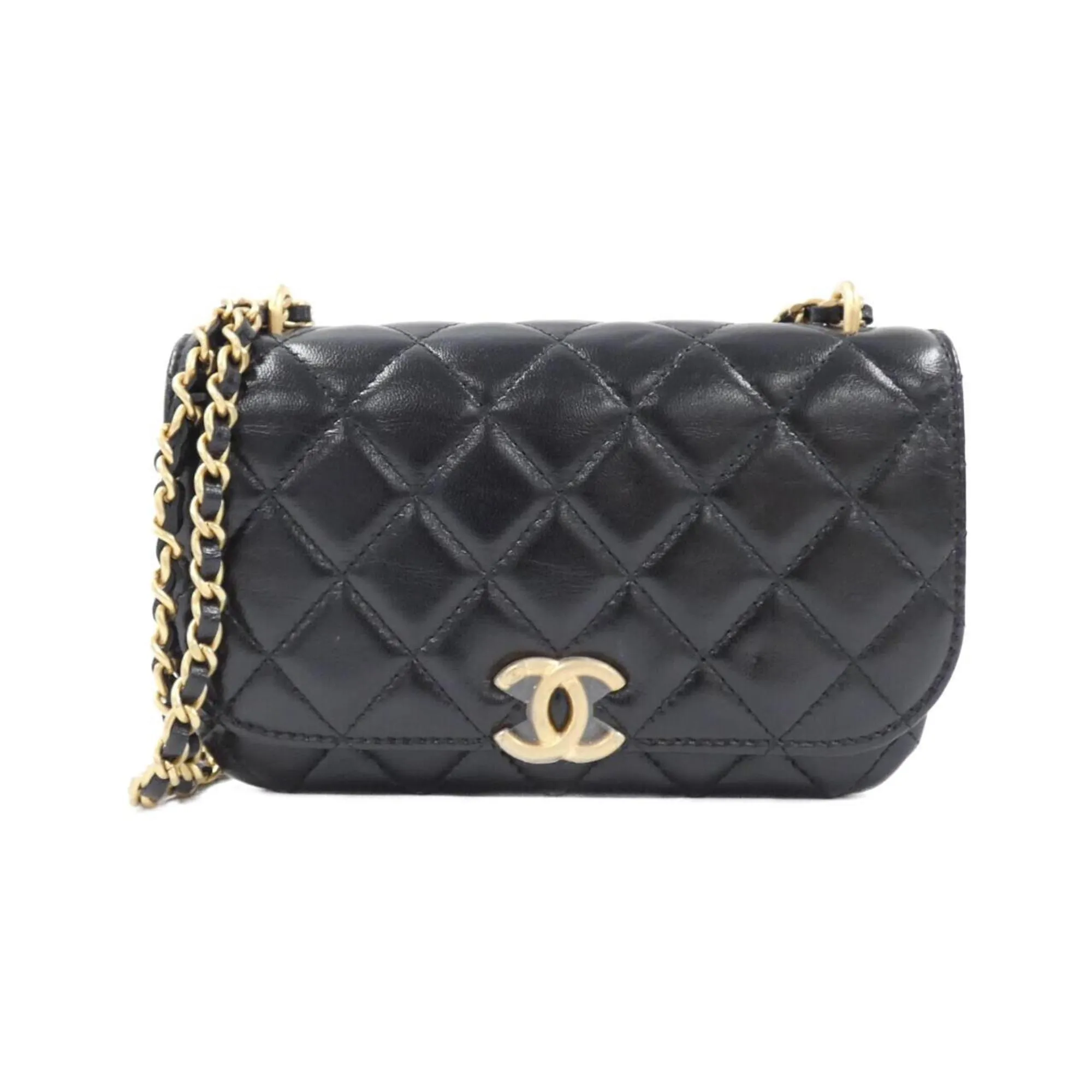 Chanel Leather Shoulder Bag (Pre-Owned)