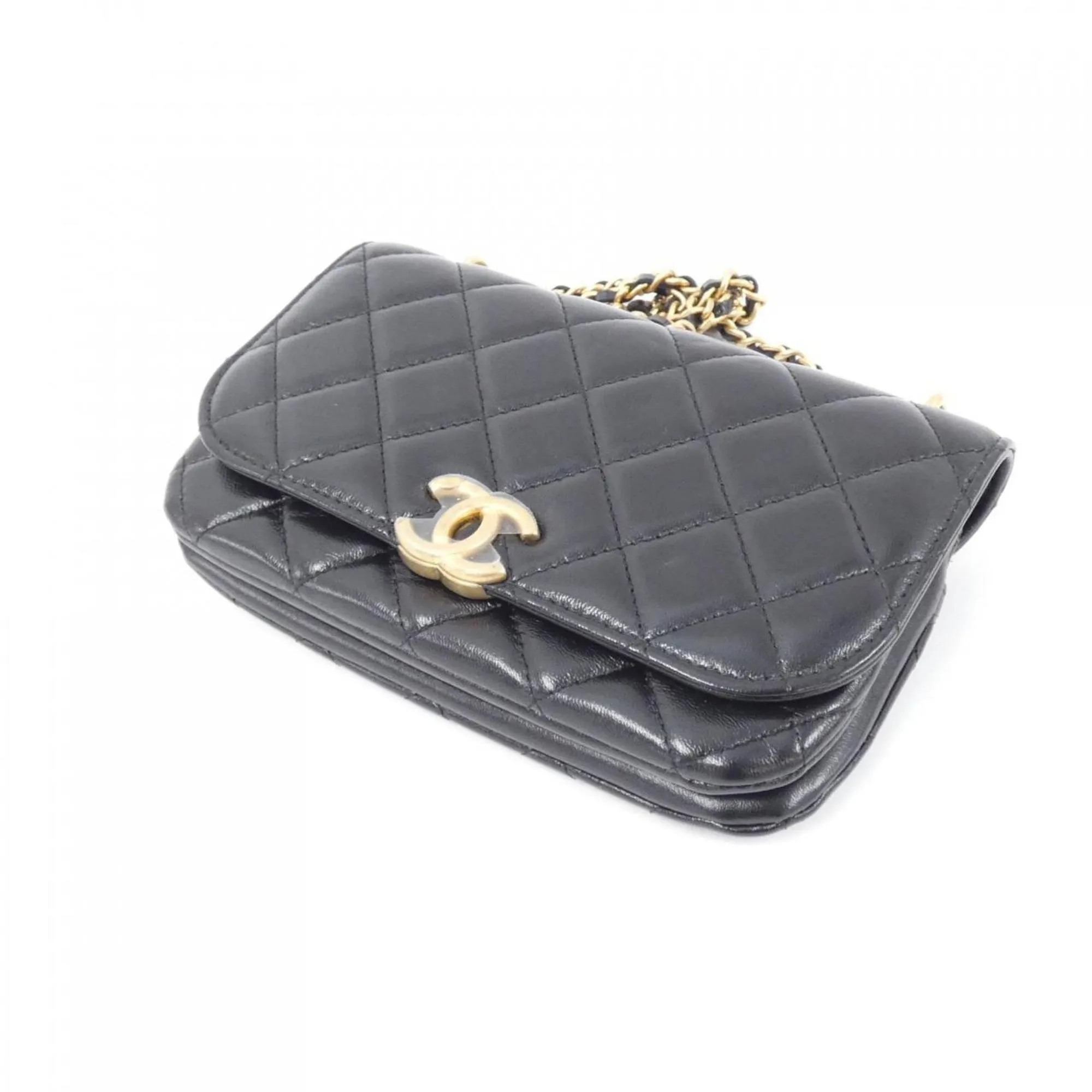 Chanel Leather Shoulder Bag (Pre-Owned)