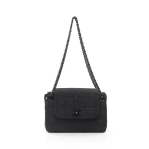 Chanel Nylon Canvas Leather Shoulder Bag