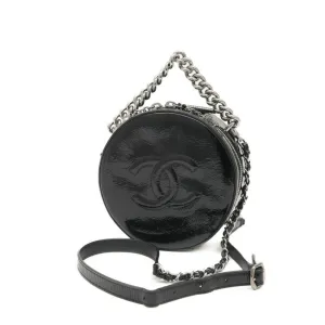 Chanel Patent Leather Shoulder Bag (Pre-Owned)