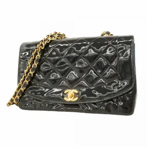 Chanel Patent Leather Shoulder Bag (Pre-Owned)