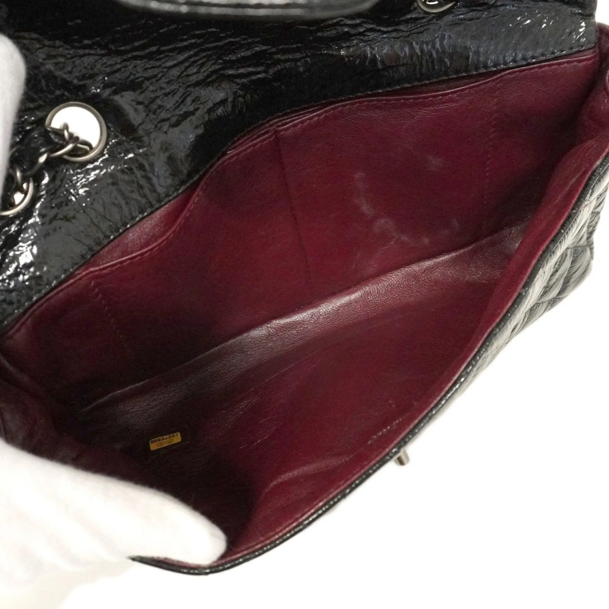 Chanel Patent Leather Shoulder Bag (Pre-Owned)