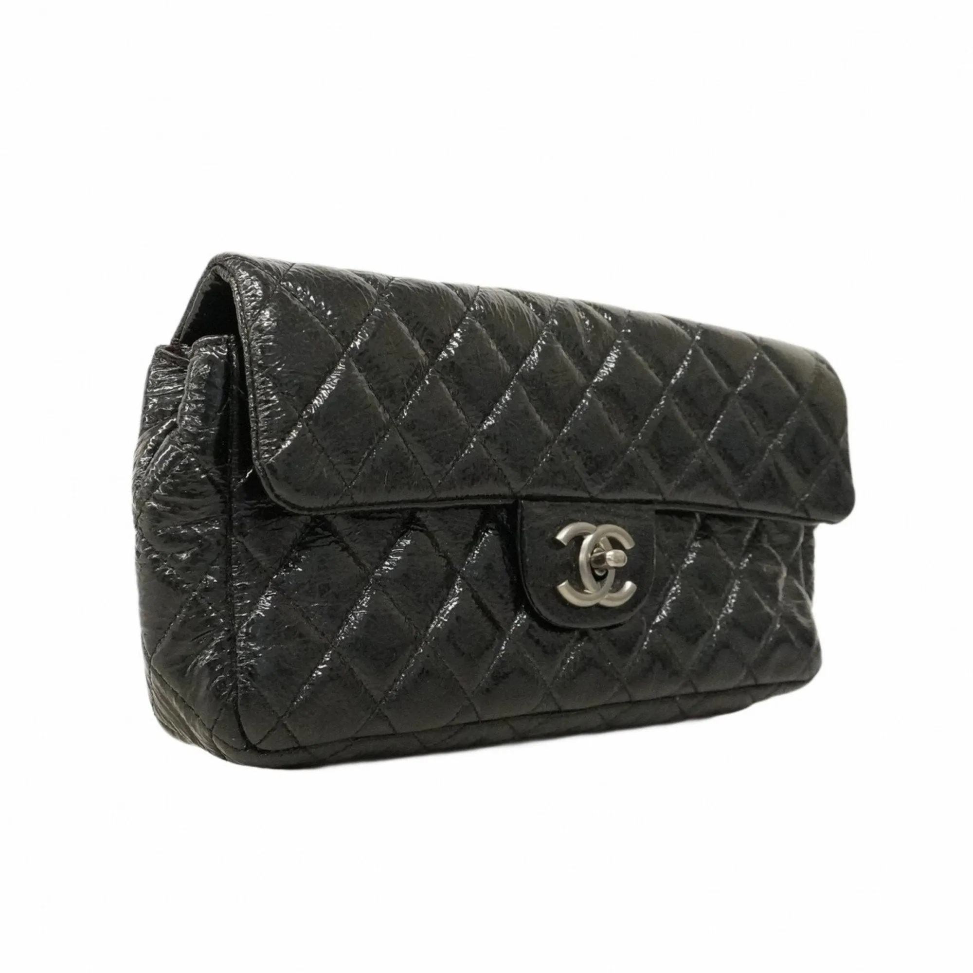 Chanel Patent Leather Shoulder Bag (Pre-Owned)