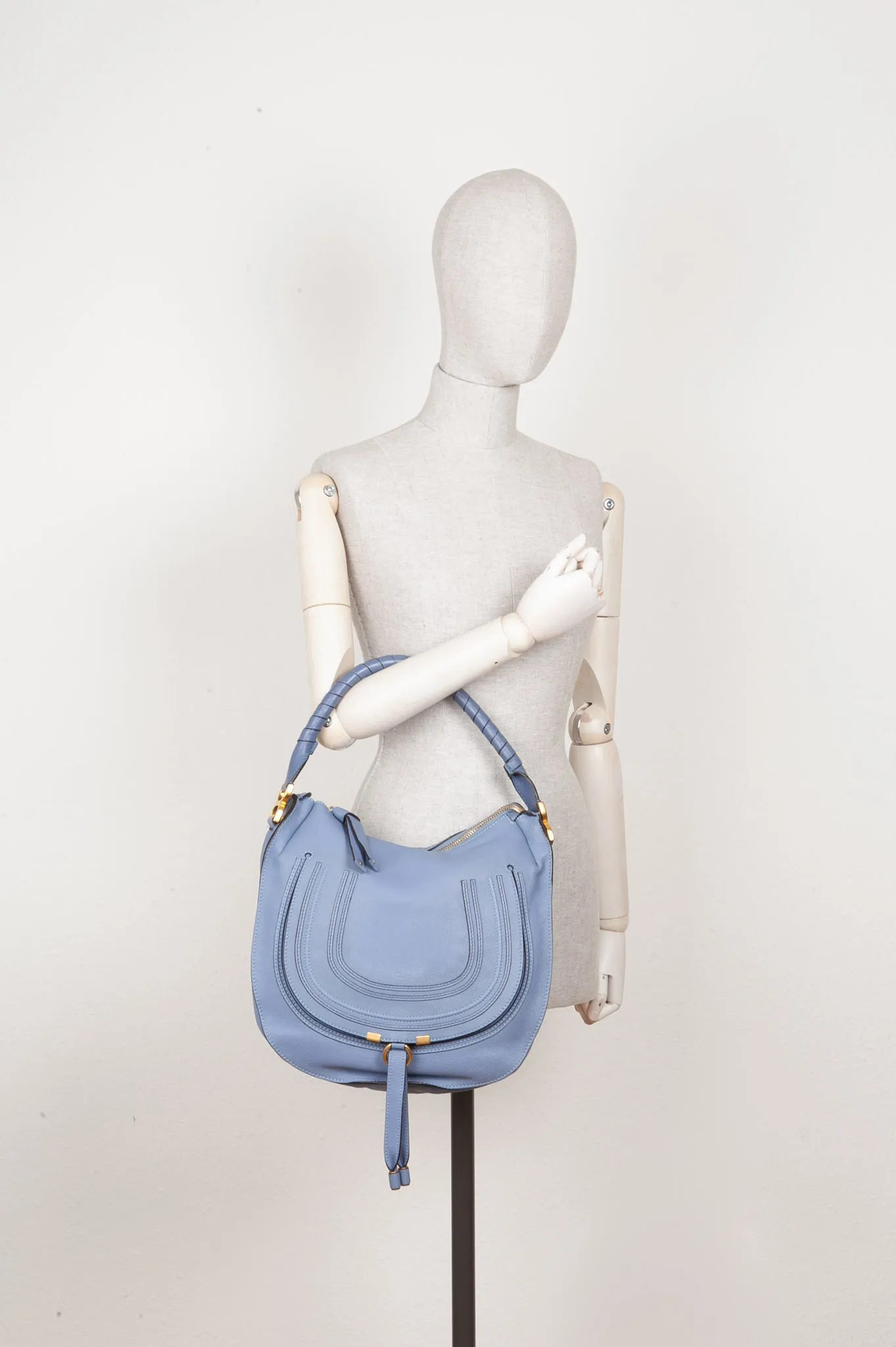 CHLO?? Marcie Shoulder Bag Blue