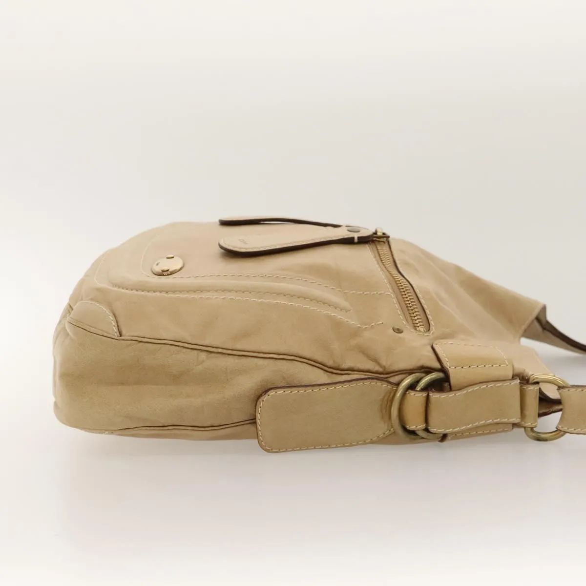 Chlo Signature Leather Shoulder Bag (Pre-Owned)