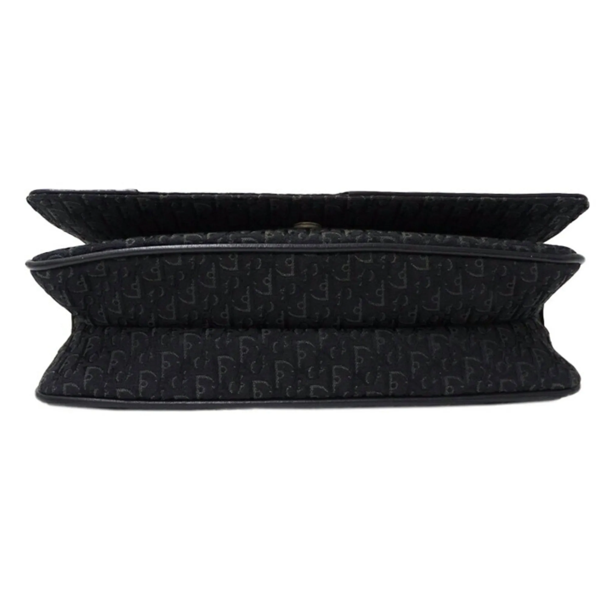 Christian Dior Canvas Leather Shoulder Bag (Pre-Owned)