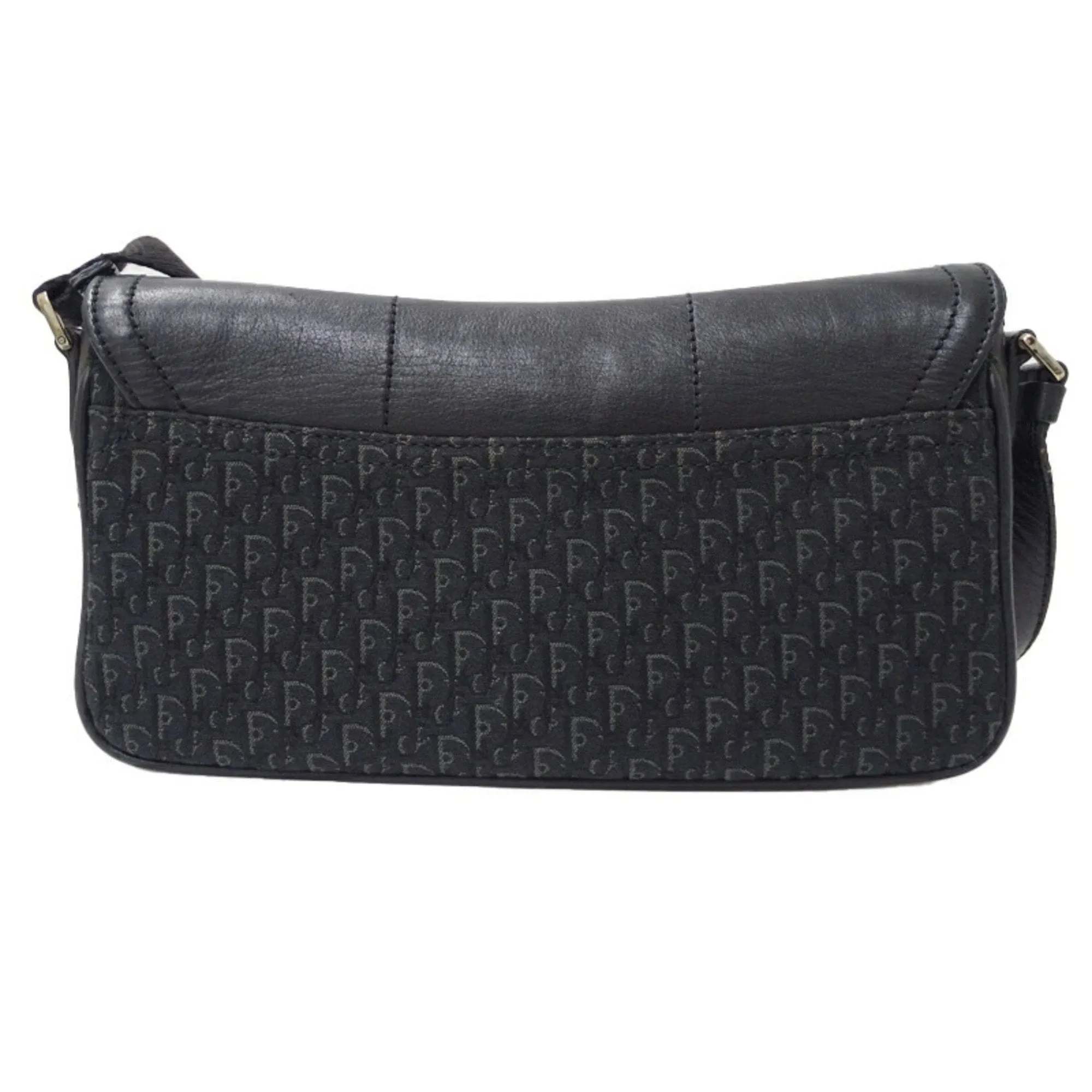 Christian Dior Canvas Leather Shoulder Bag (Pre-Owned)