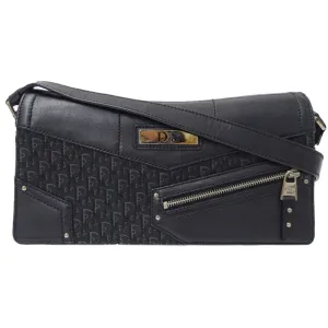 Christian Dior Canvas Leather Shoulder Bag (Pre-Owned)