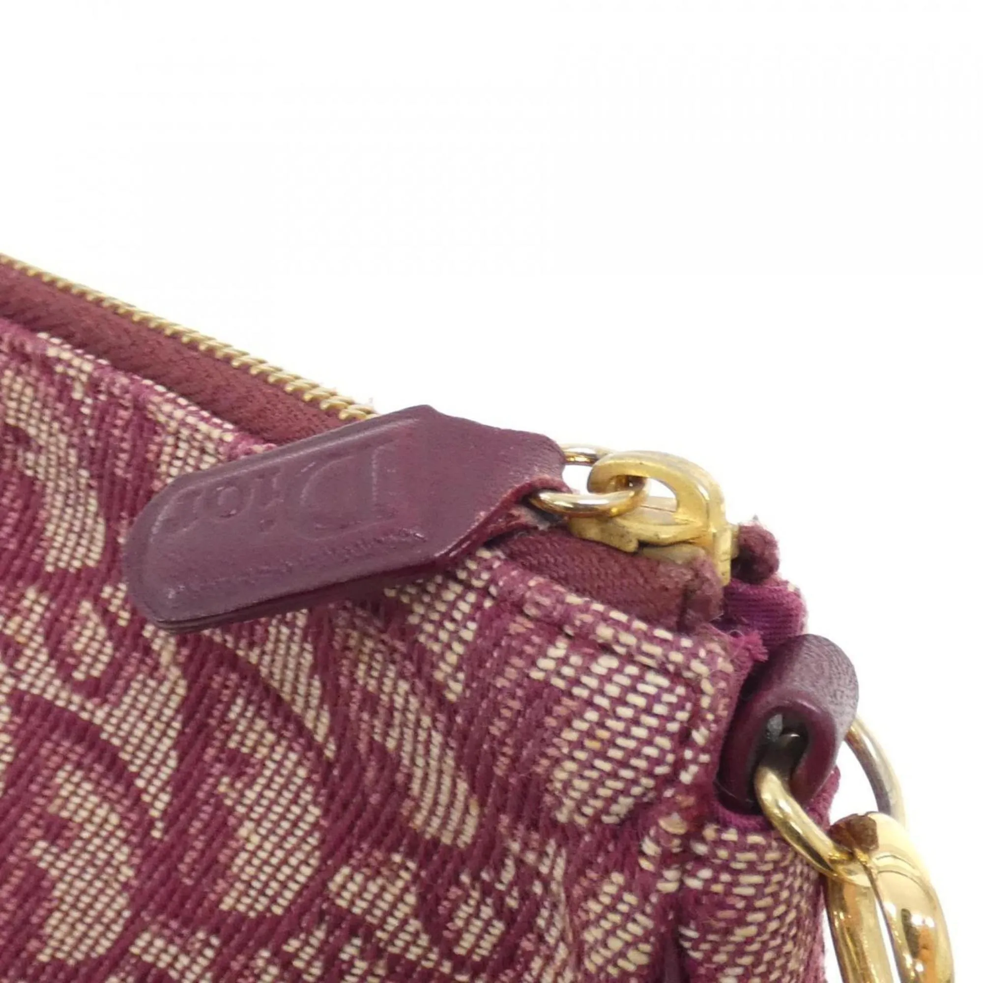 Christian Dior Canvas Shoulder Bag (Pre-Owned)