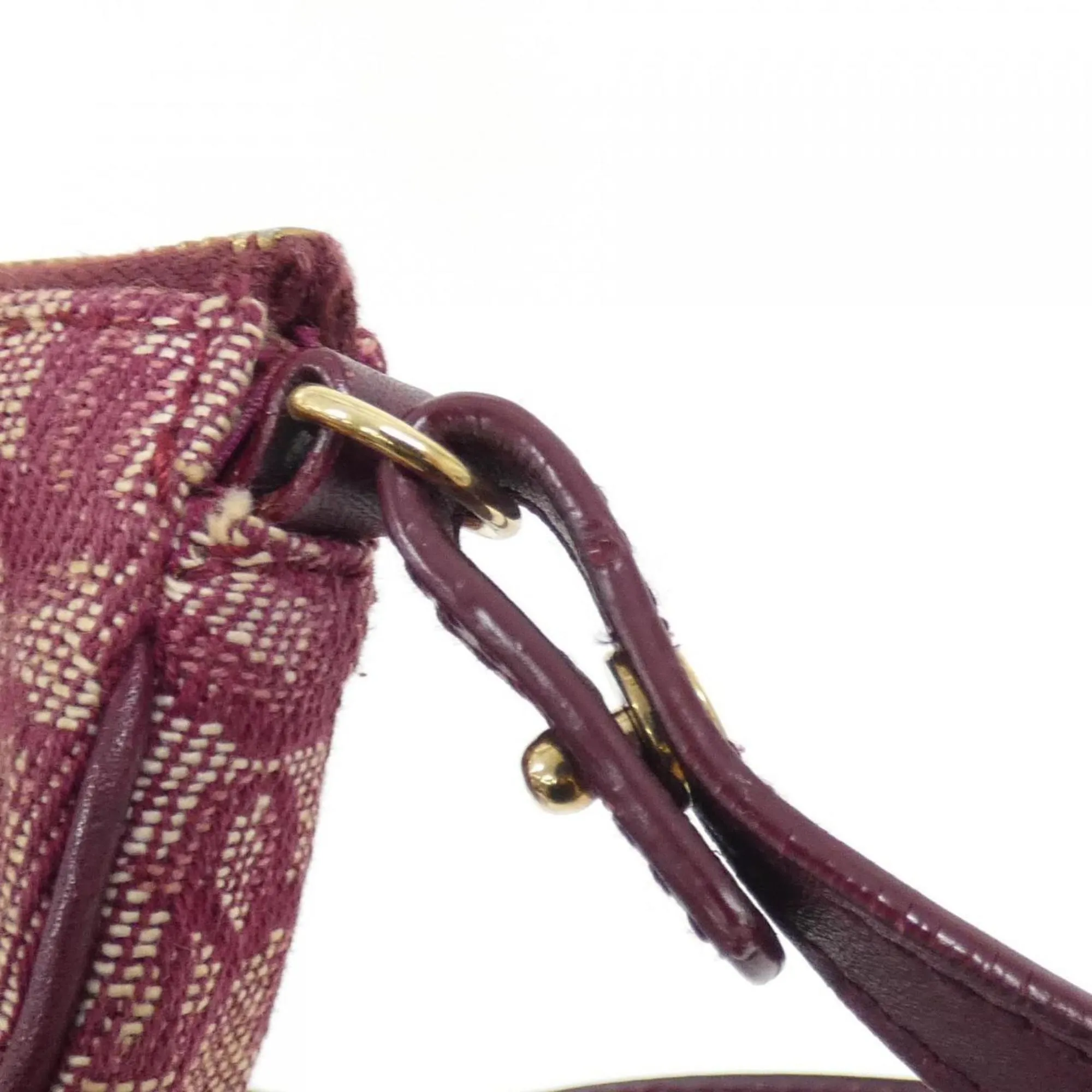 Christian Dior Canvas Shoulder Bag (Pre-Owned)