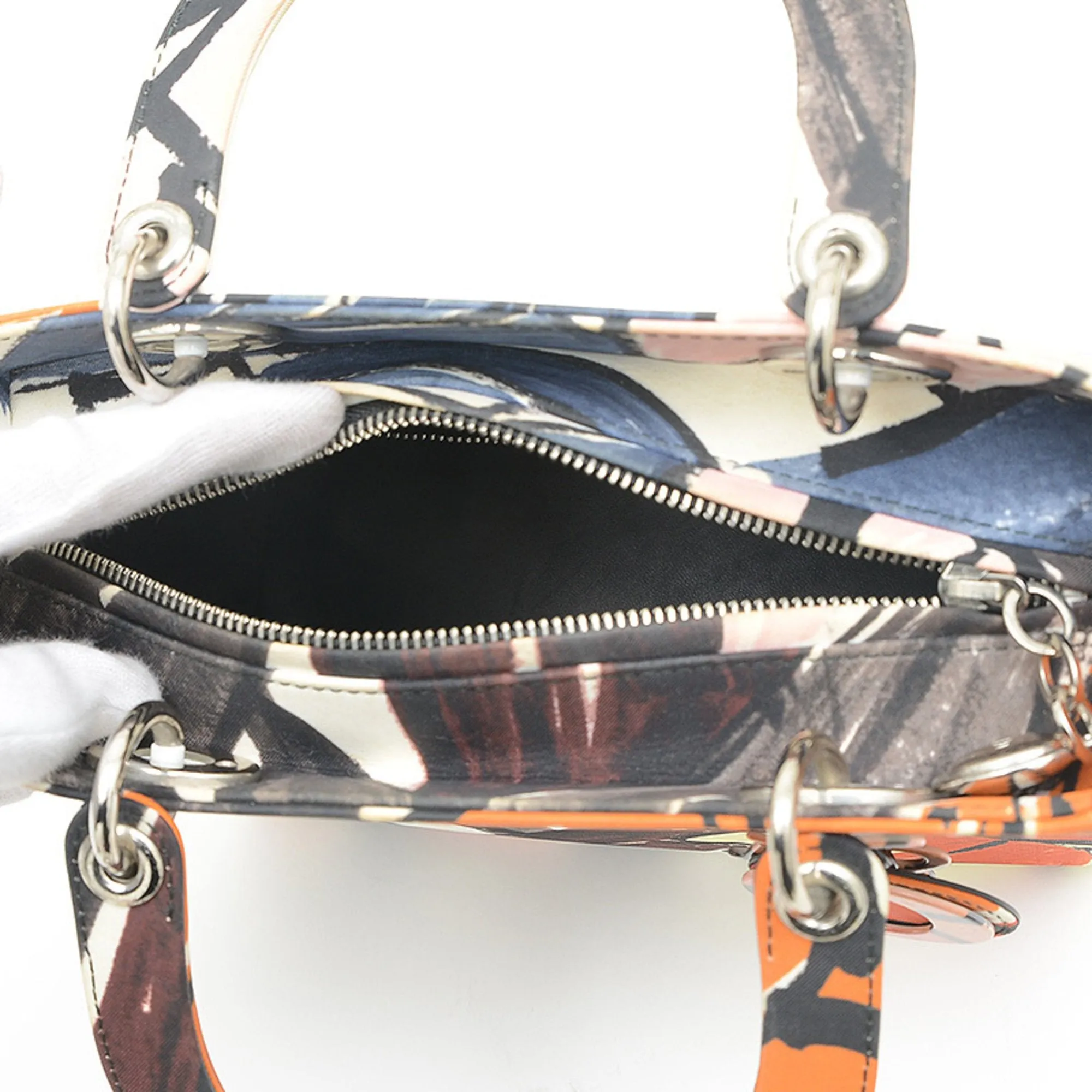 Christian Dior Canvas Shoulder Bag Tote Bag (Pre-Owned)