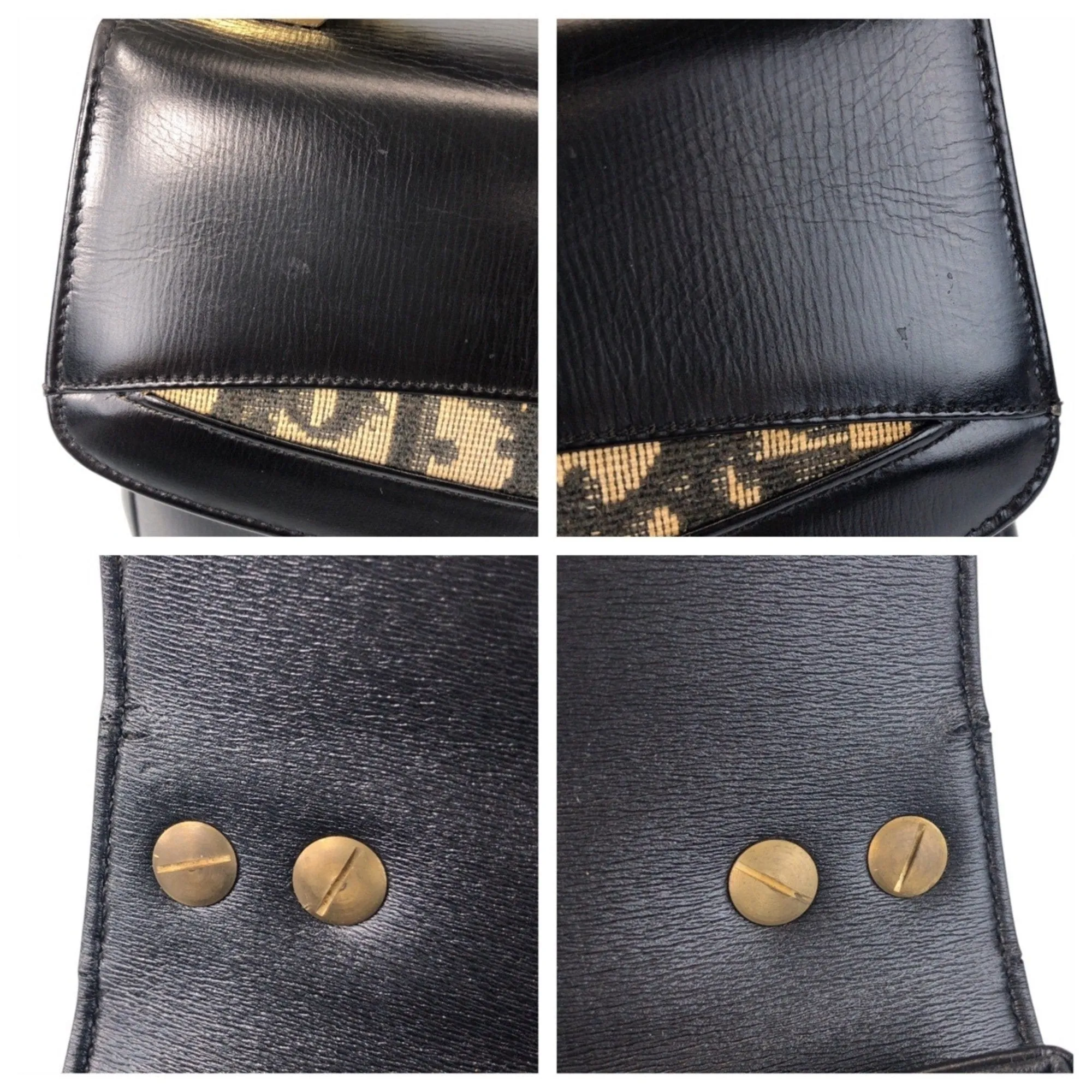 Christian Dior Leather Handbag Shoulder Bag (Pre-Owned)