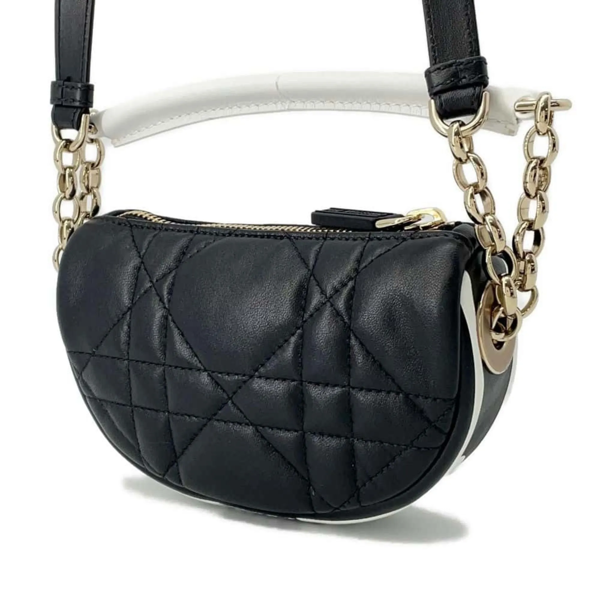 Christian Dior  Leather Handbag Shoulder Bag (Pre-Owned)