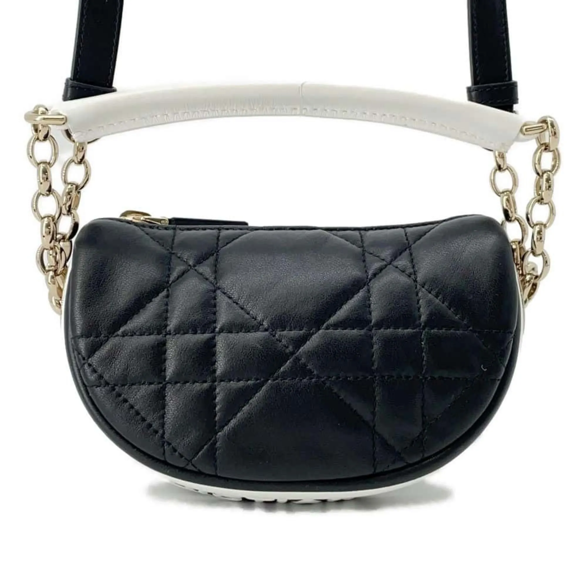 Christian Dior  Leather Handbag Shoulder Bag (Pre-Owned)