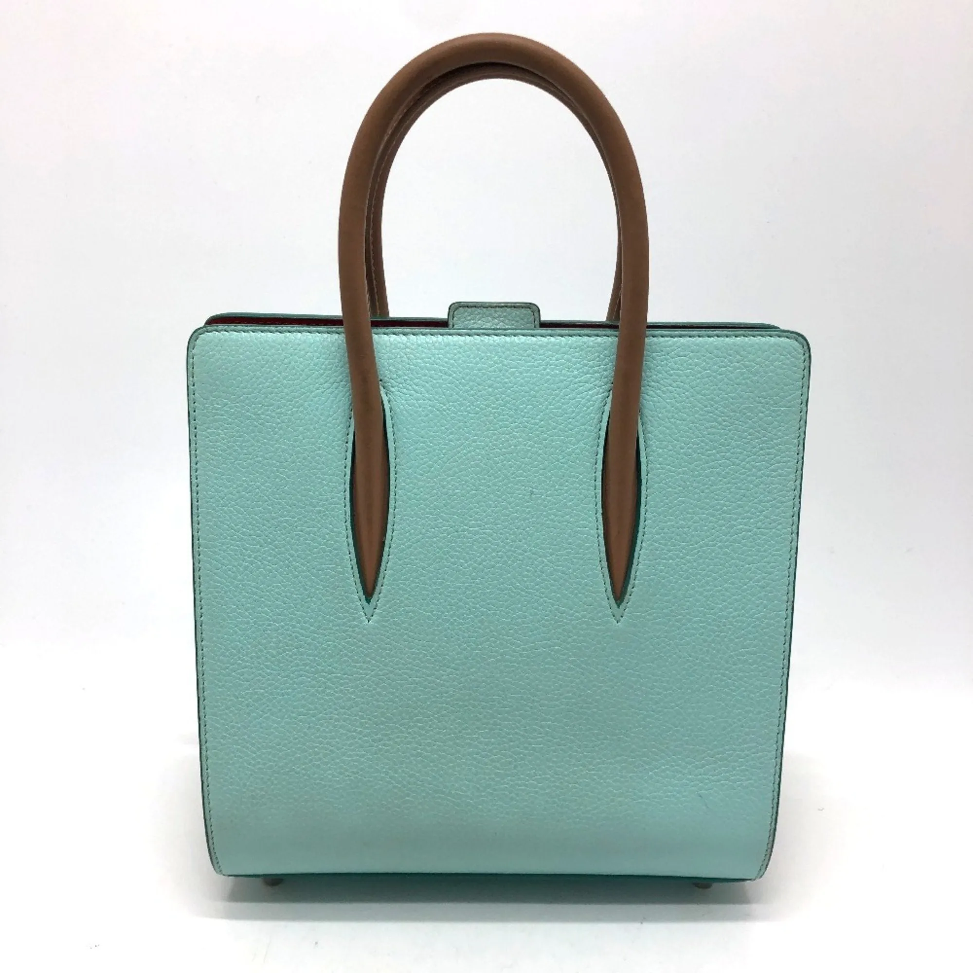 Christian Louboutin Leather Handbag Shoulder Bag Tote Bag (Pre-Owned)