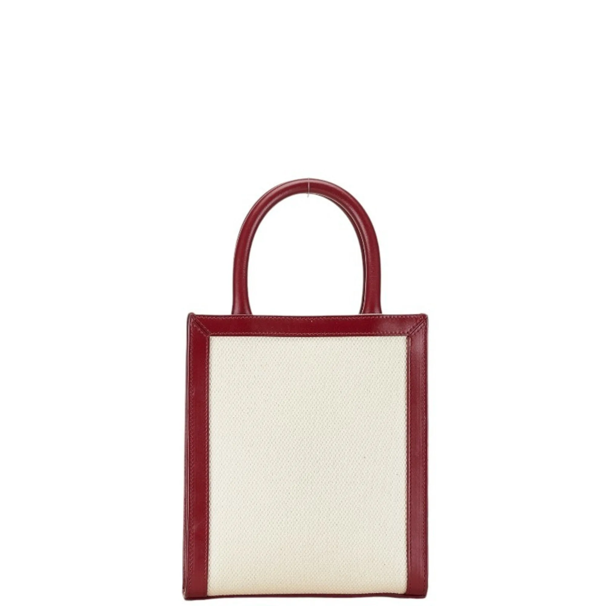 Cline Cabas Vertical Canvas Handbag (Pre-Owned)