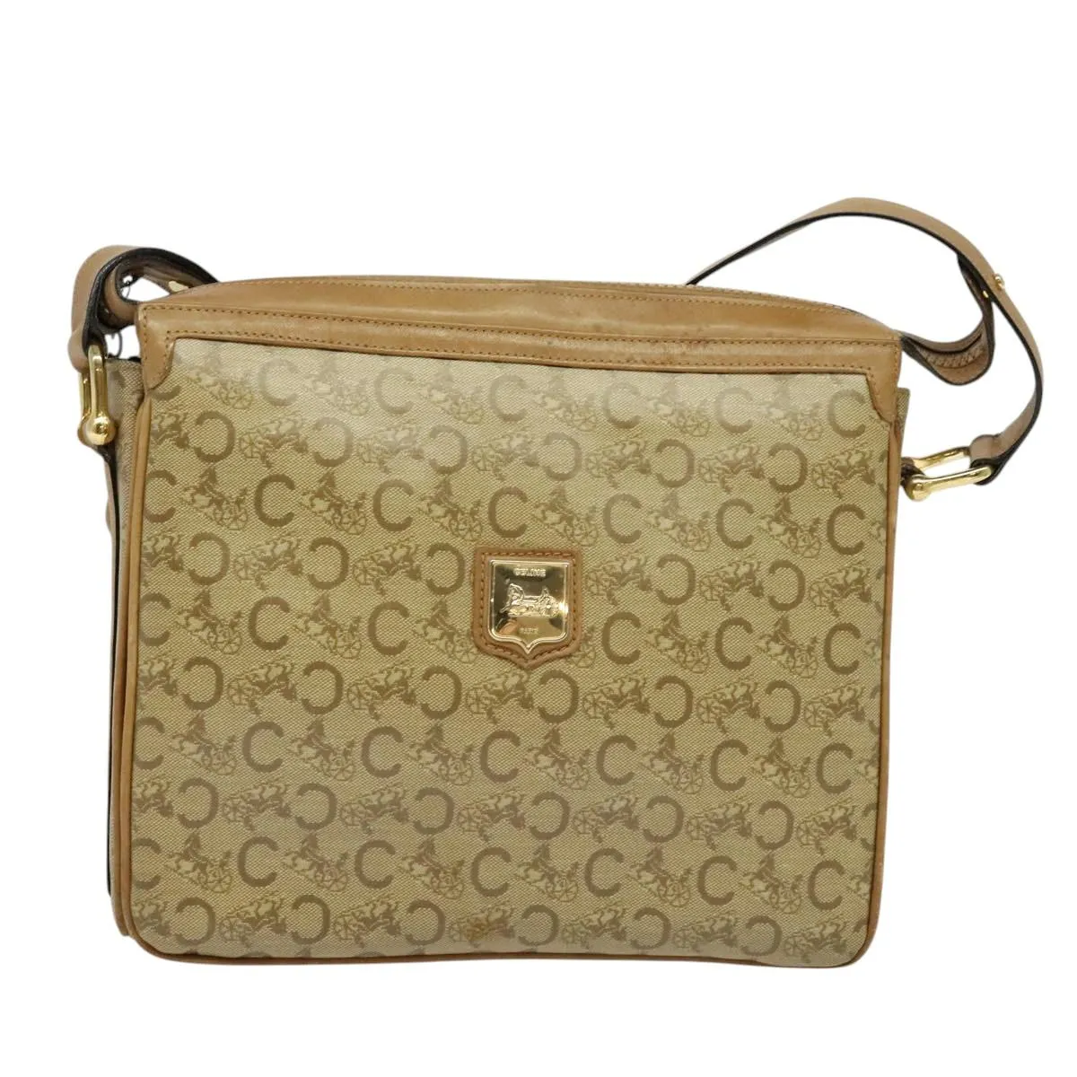 Cline Canvas Shoulder Bag (Pre-Owned)