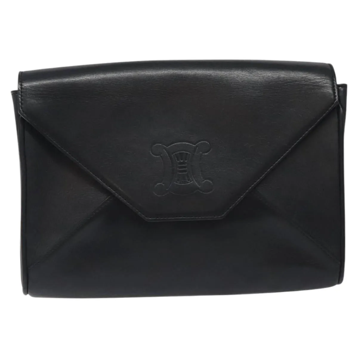 Cline Triomphe Leather Shoulder Bag (Pre-Owned)