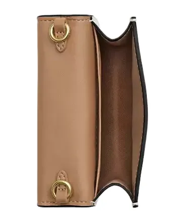 Coach Boxed Mini Wallet On A Chain With Star Print