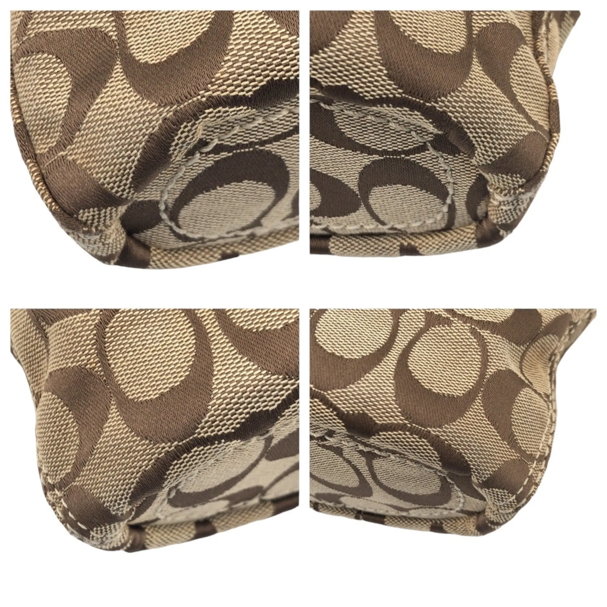Coach  Canvas Shoulder Bag (Pre-Owned)