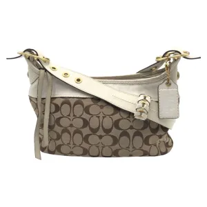 Coach  Canvas Shoulder Bag (Pre-Owned)