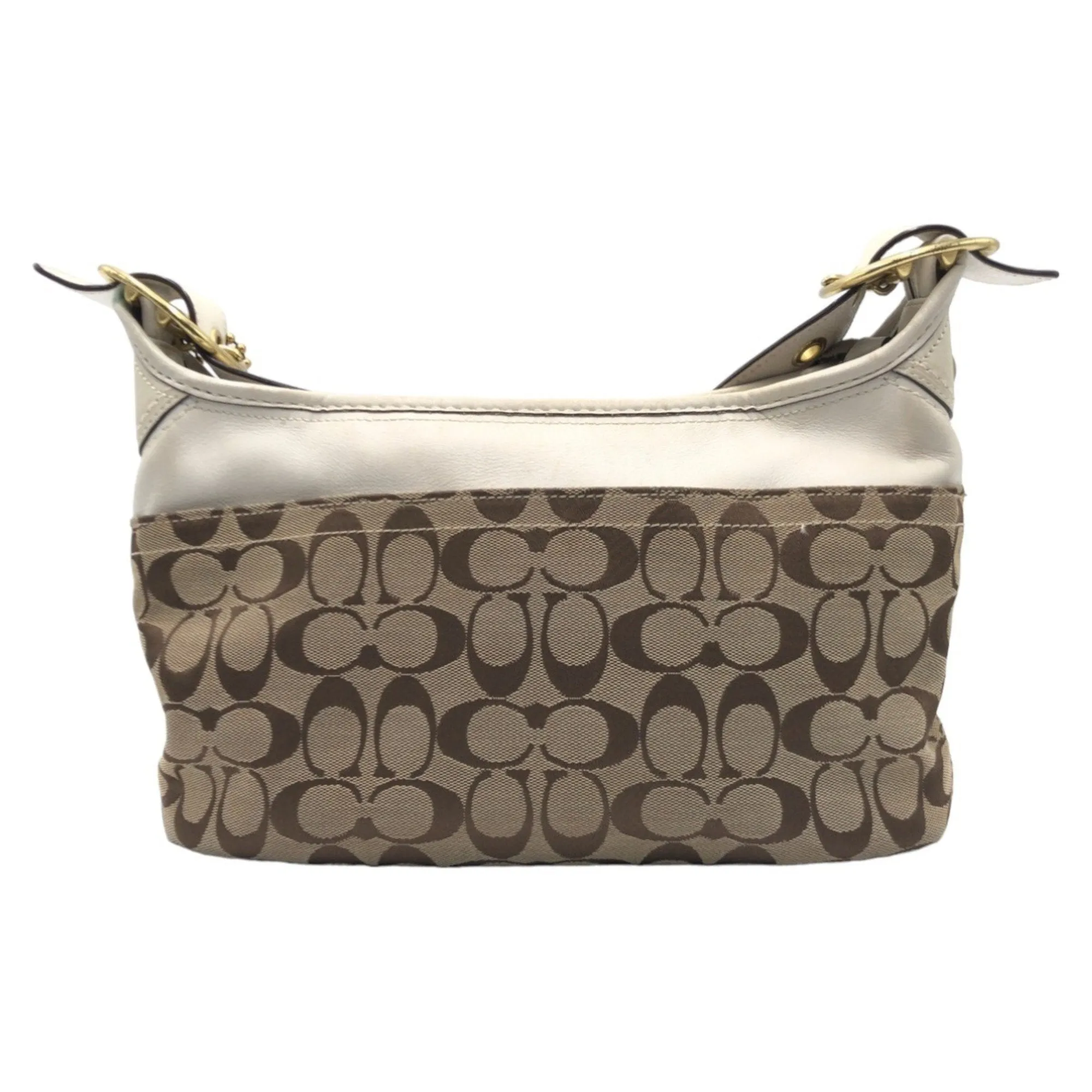 Coach  Canvas Shoulder Bag (Pre-Owned)