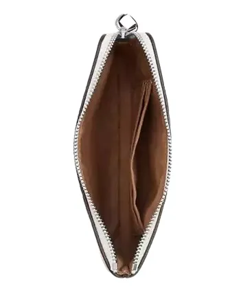 Coach Corner Zip Wristlet With Cherry Print