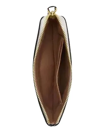 Coach Corner Zip Wristlet With Star Print