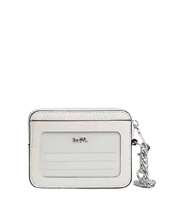 Coach Cosmic Coach Zip Card Case With Rocket Print
