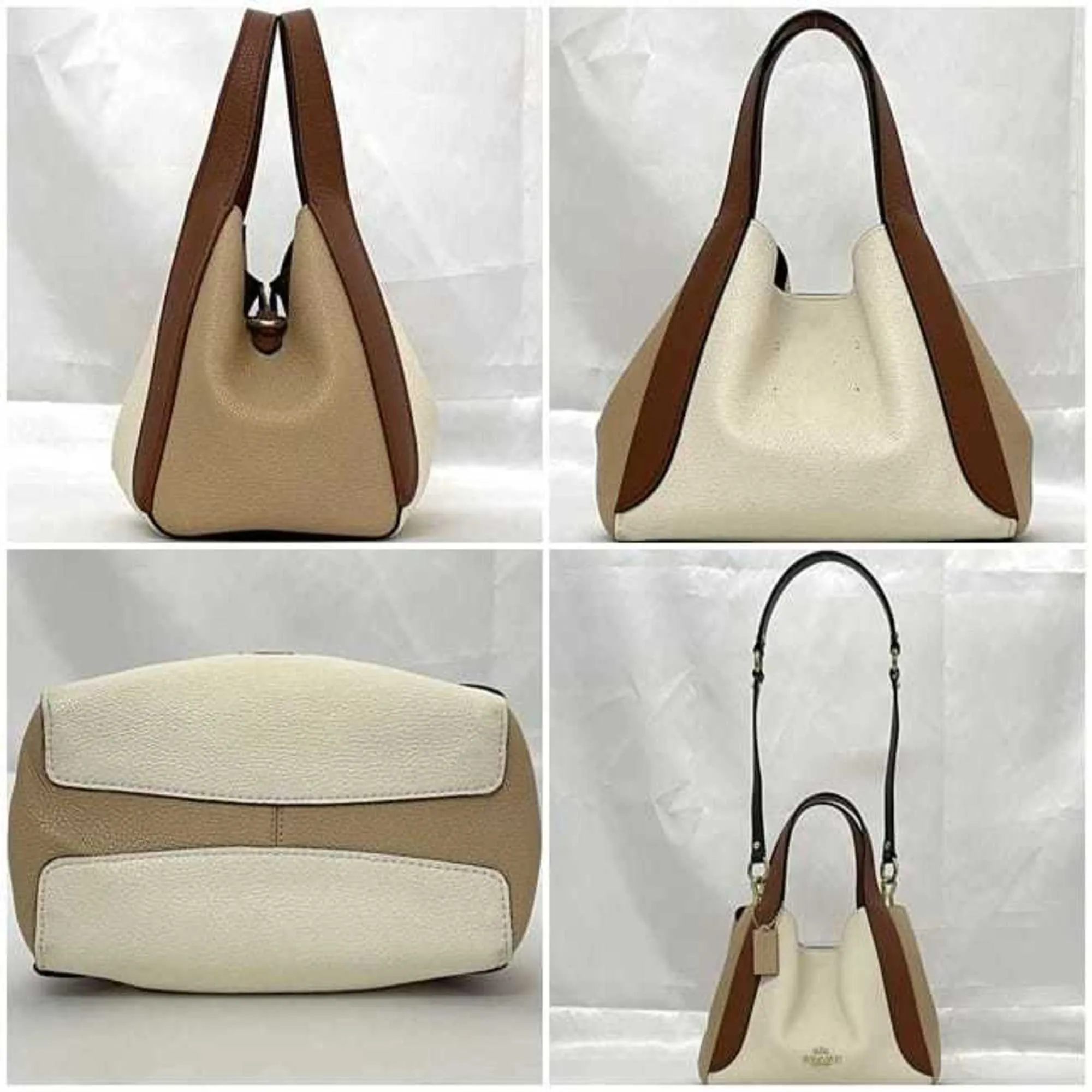 Coach  Leather Handbag Shoulder Bag (Pre-Owned)
