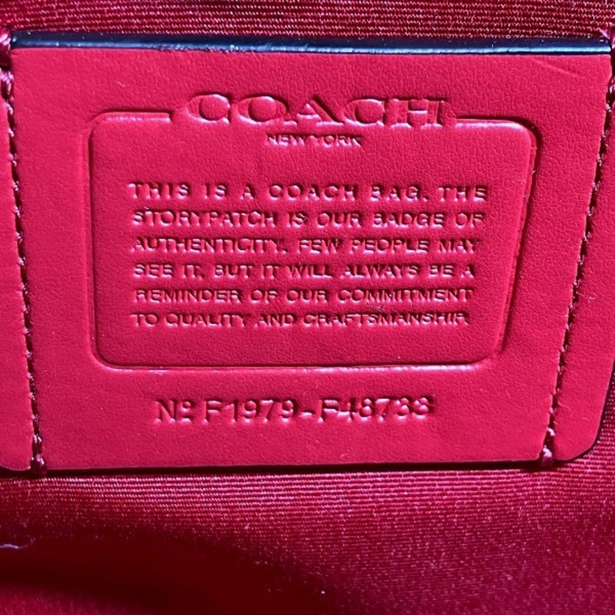 Coach Leather Handbag Shoulder Bag (Pre-Owned)