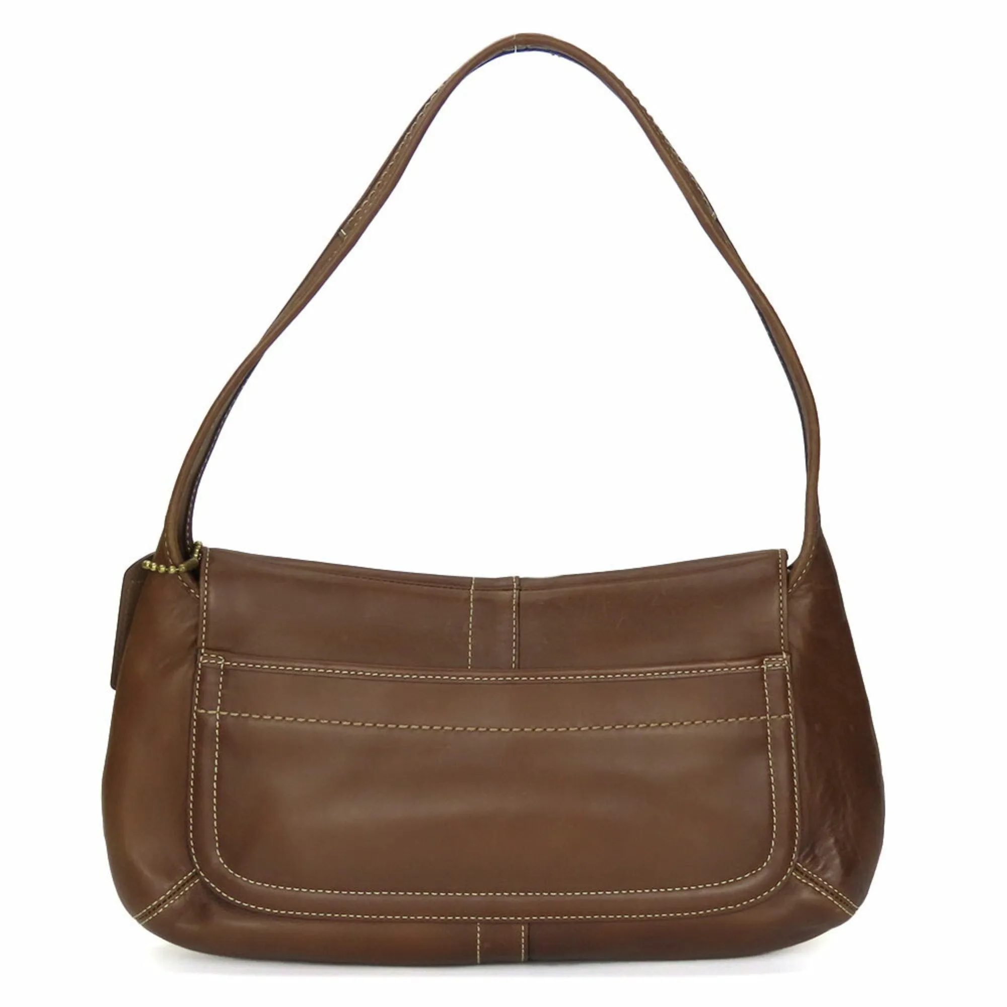 Coach Leather Shoulder Bag (Pre-Owned)