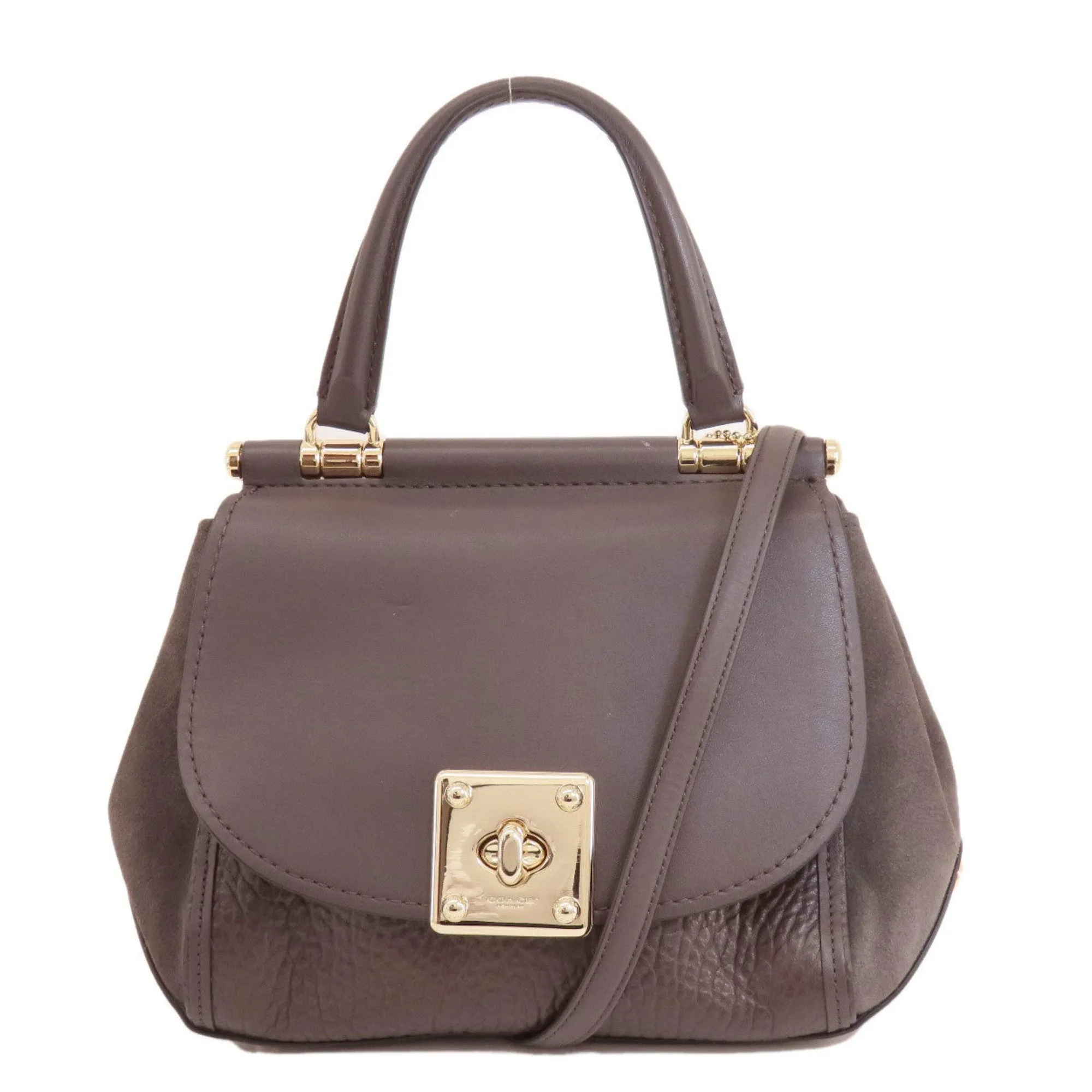 Coach  Leather Shoulder Bag (Pre-Owned)
