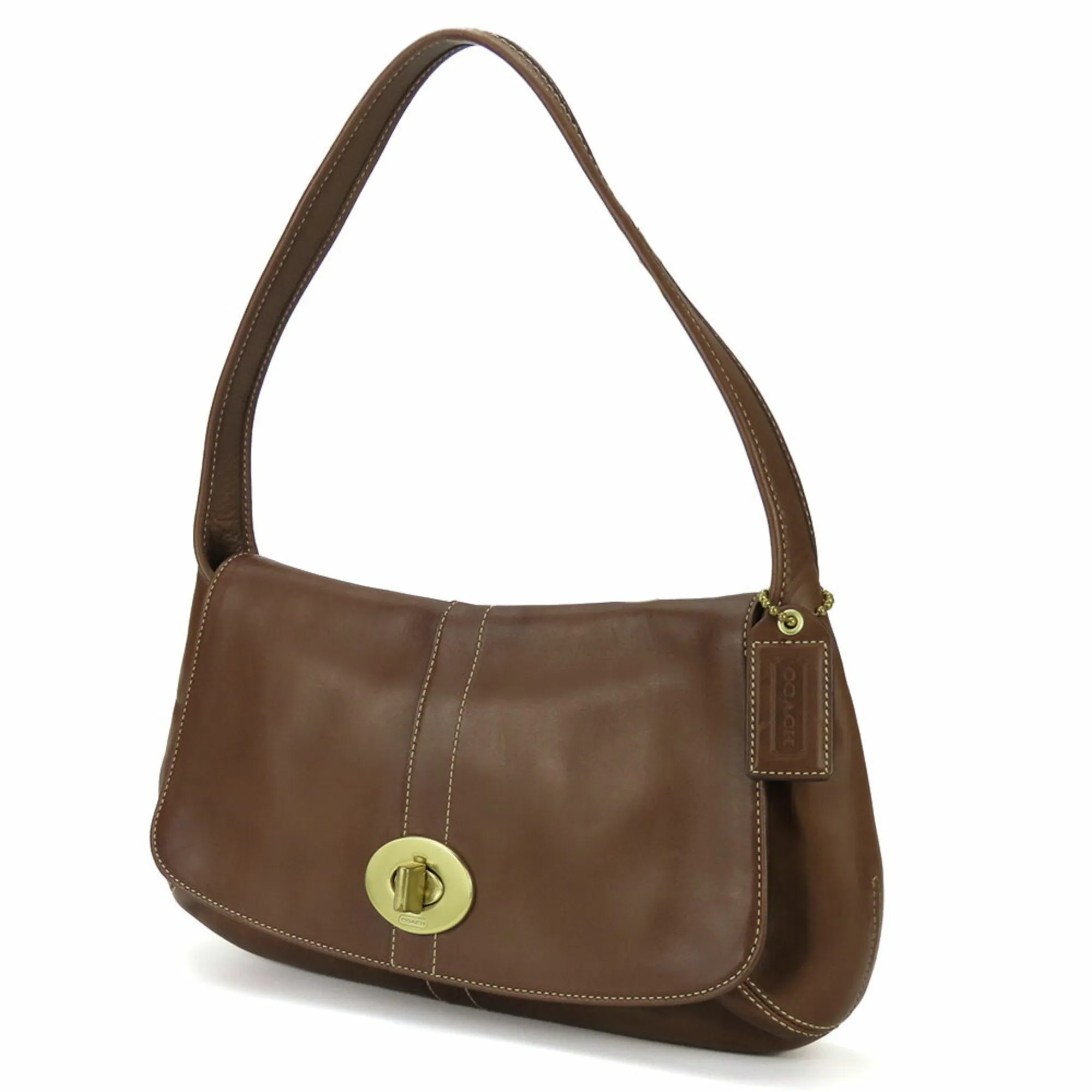 Coach Leather Shoulder Bag (Pre-Owned)