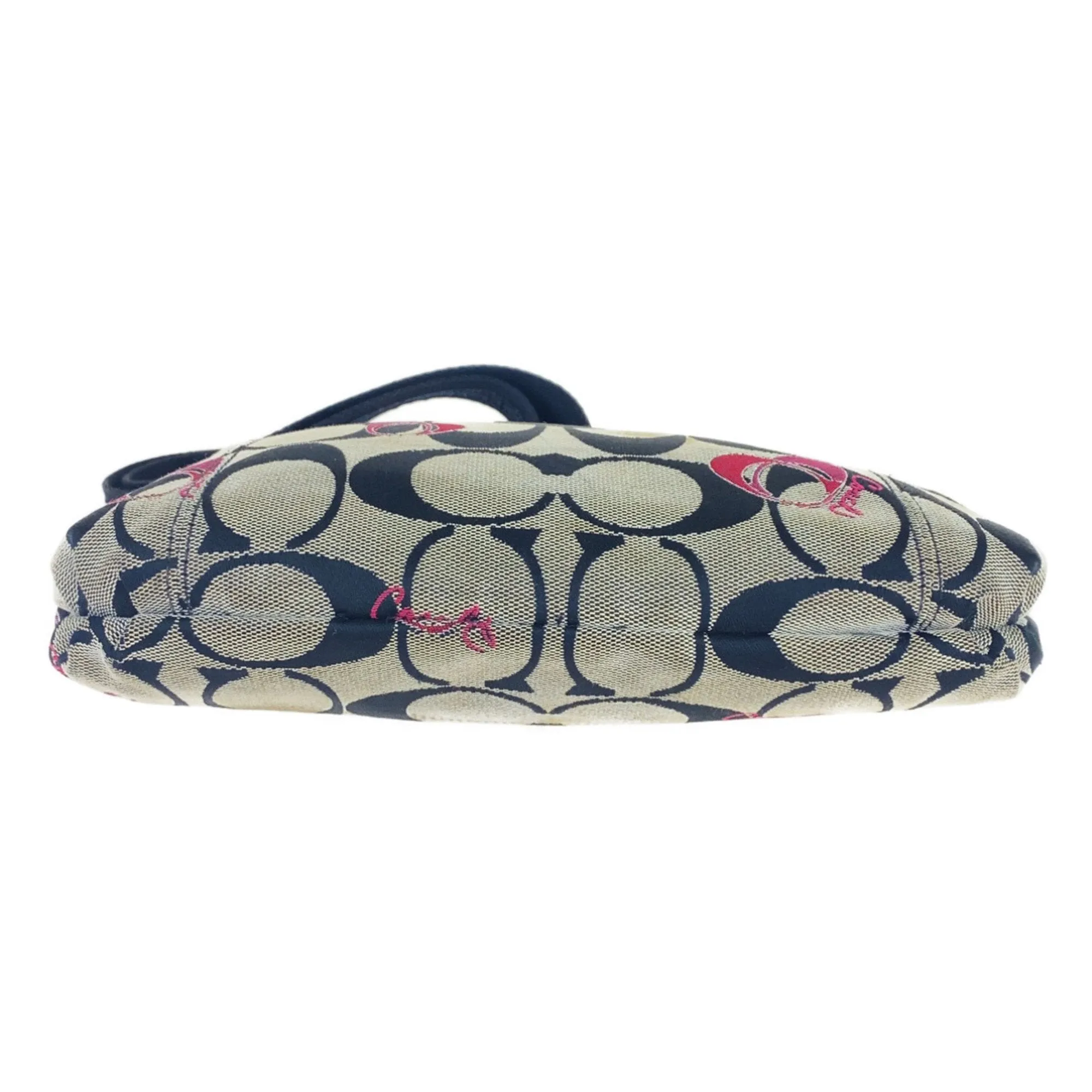 Coach pink Canvas Pochette Shoulder Bag (Pre-Owned)